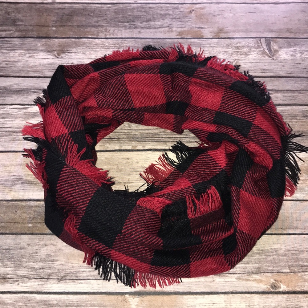 Buffalo Plaid Infinity Scarf